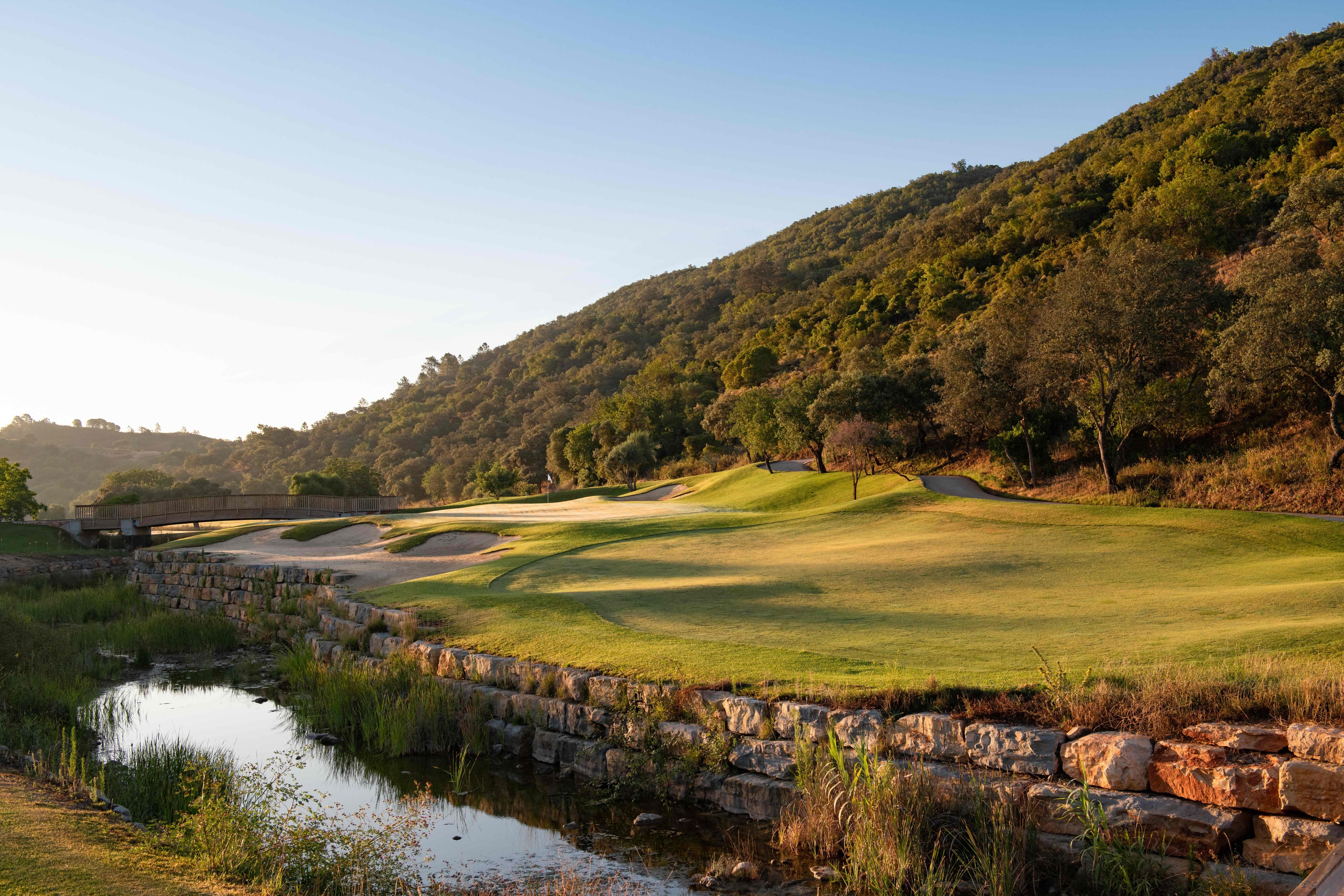 Golf course winding through the hills at Viceroy at Ombria Algarve