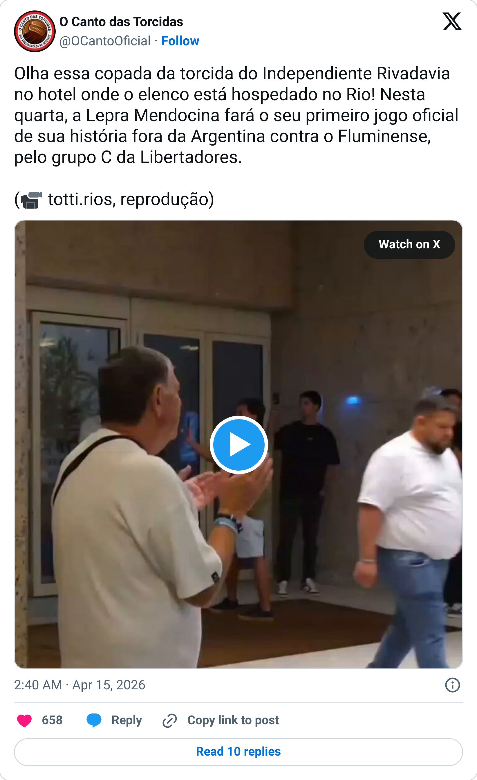 Tweet screenshot