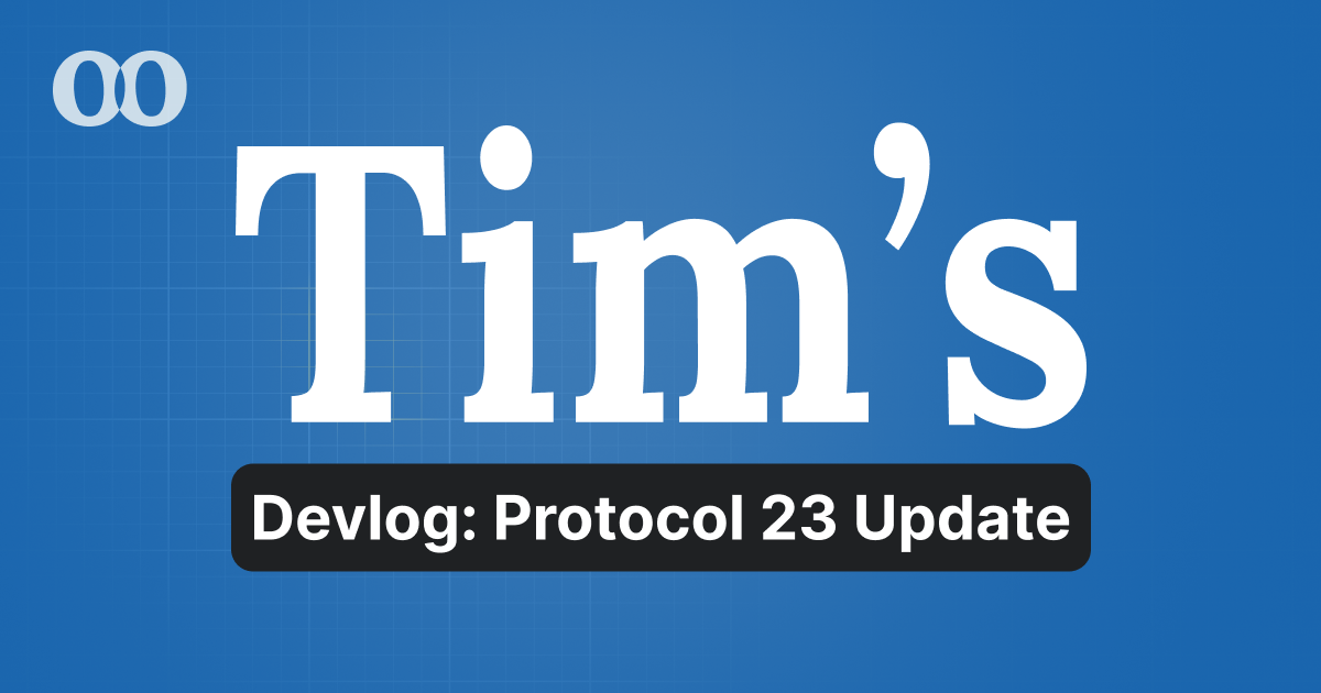 Devlog: Protocol 23 support, resumable ingestion, and historical specs ...