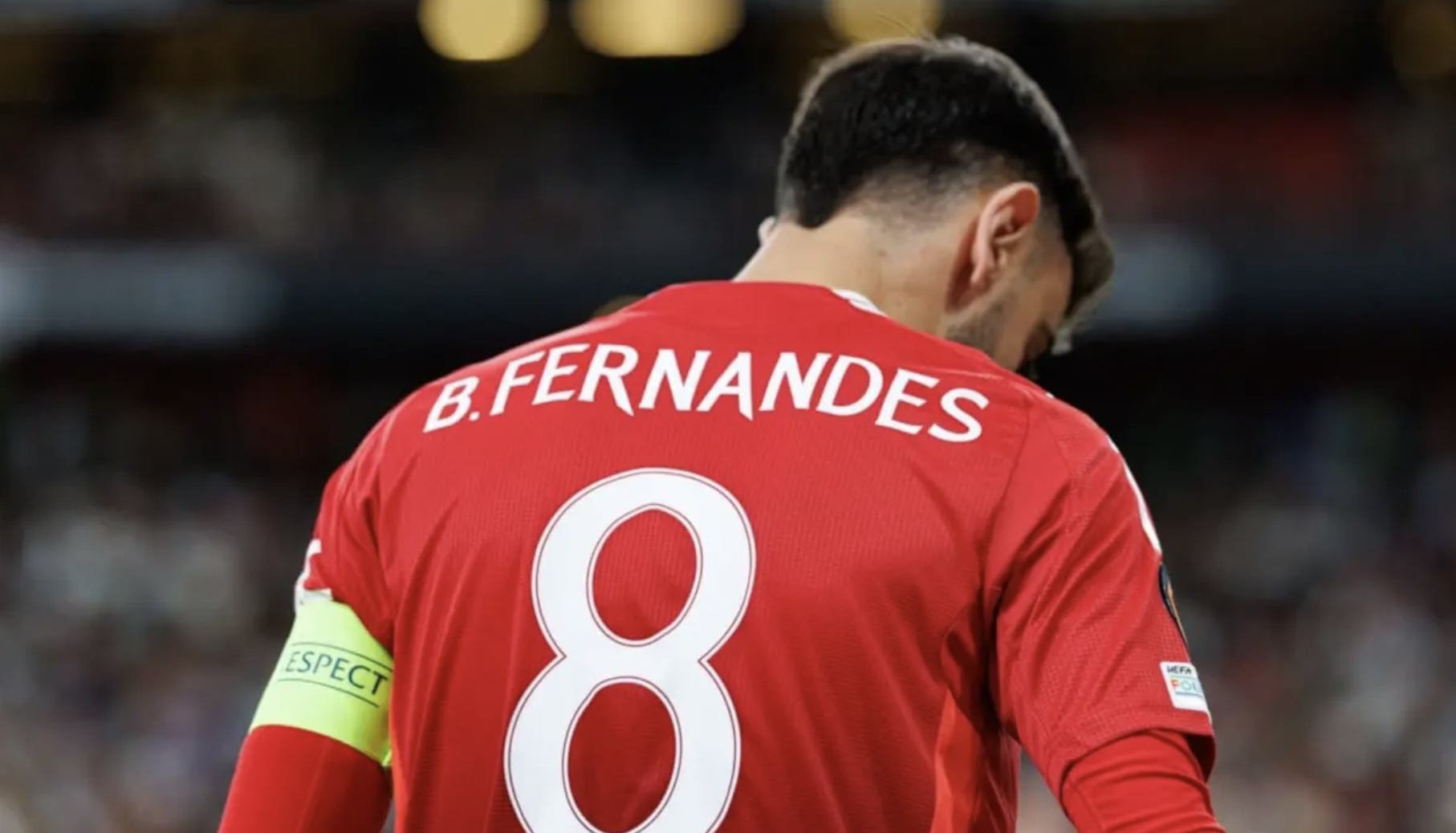 Bruno Fernandes signing a casino contract at Old Trafford for a company he has never heard of