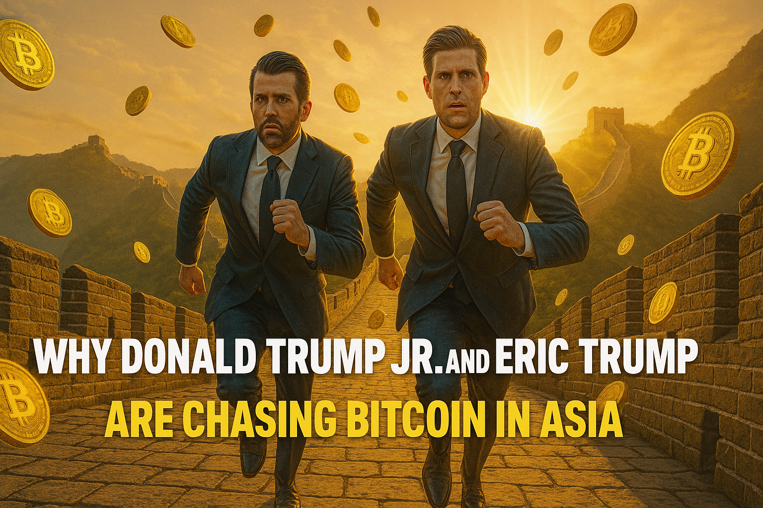 Why Donald Trump Jr. and Eric Trump Are Chasing Bitcoin in Asia
