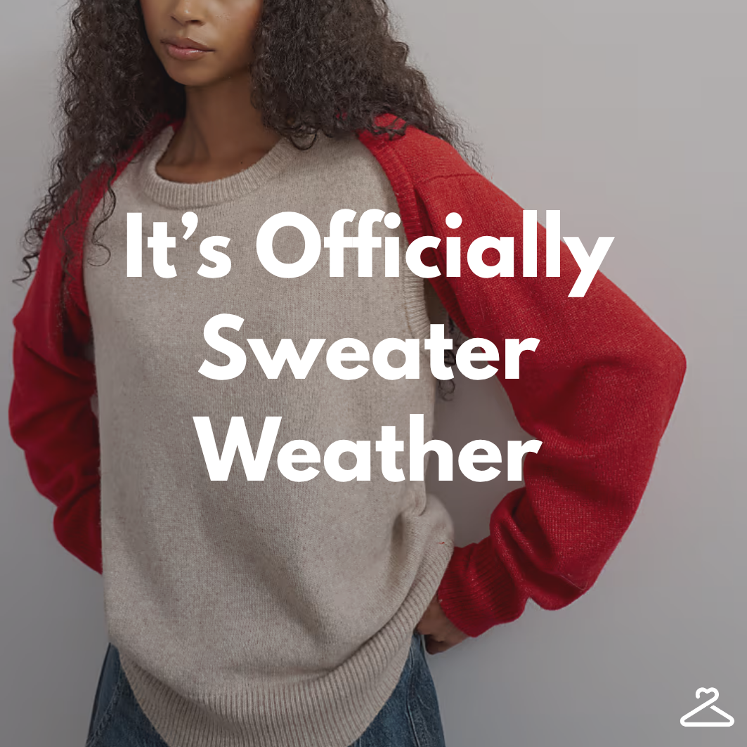It's Officially SWEATER WEATHER🍂