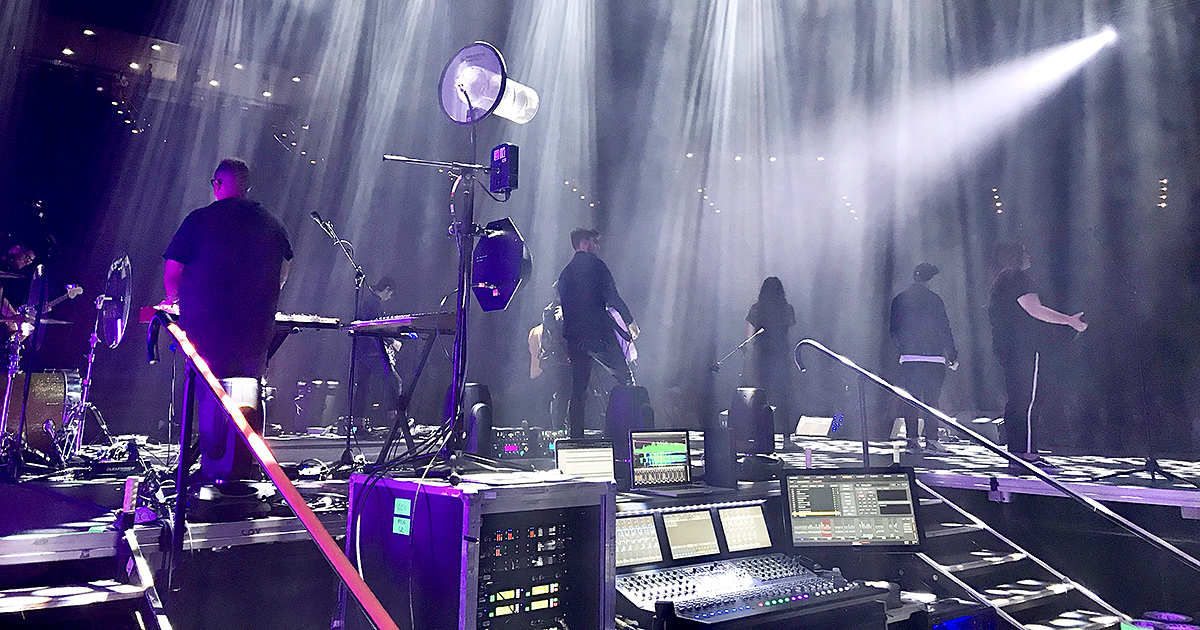 Monitor Mixing Setup for Live Sound