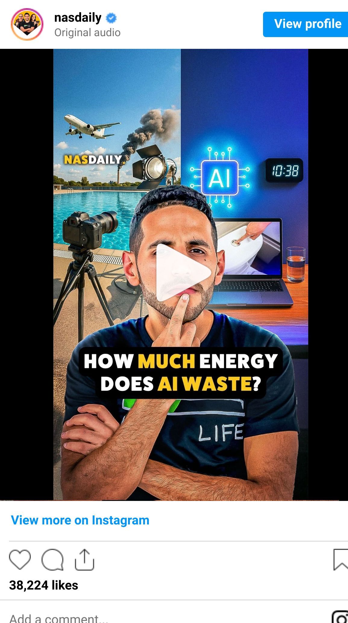 Instagram reel screenshot