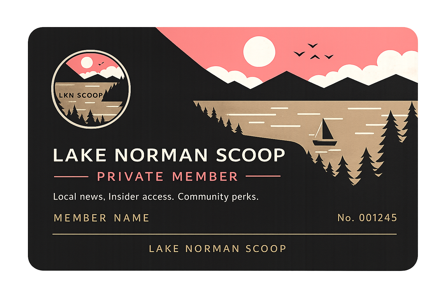 LKN Scoop Apple Wallet member card