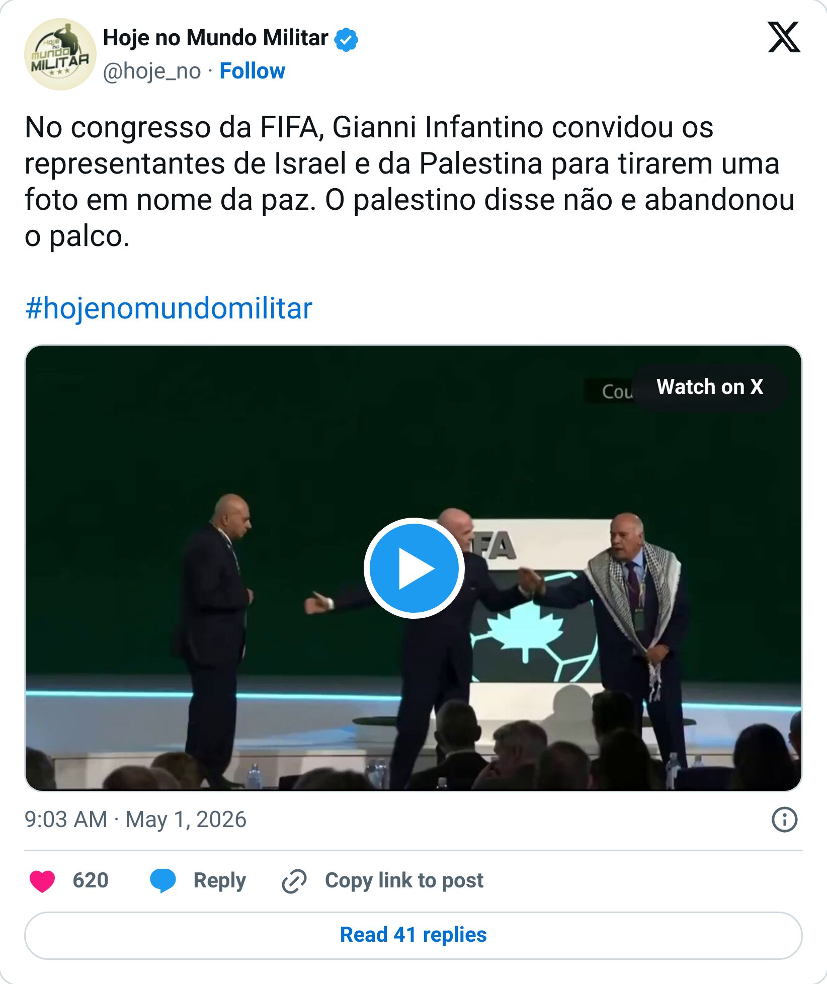 Tweet screenshot