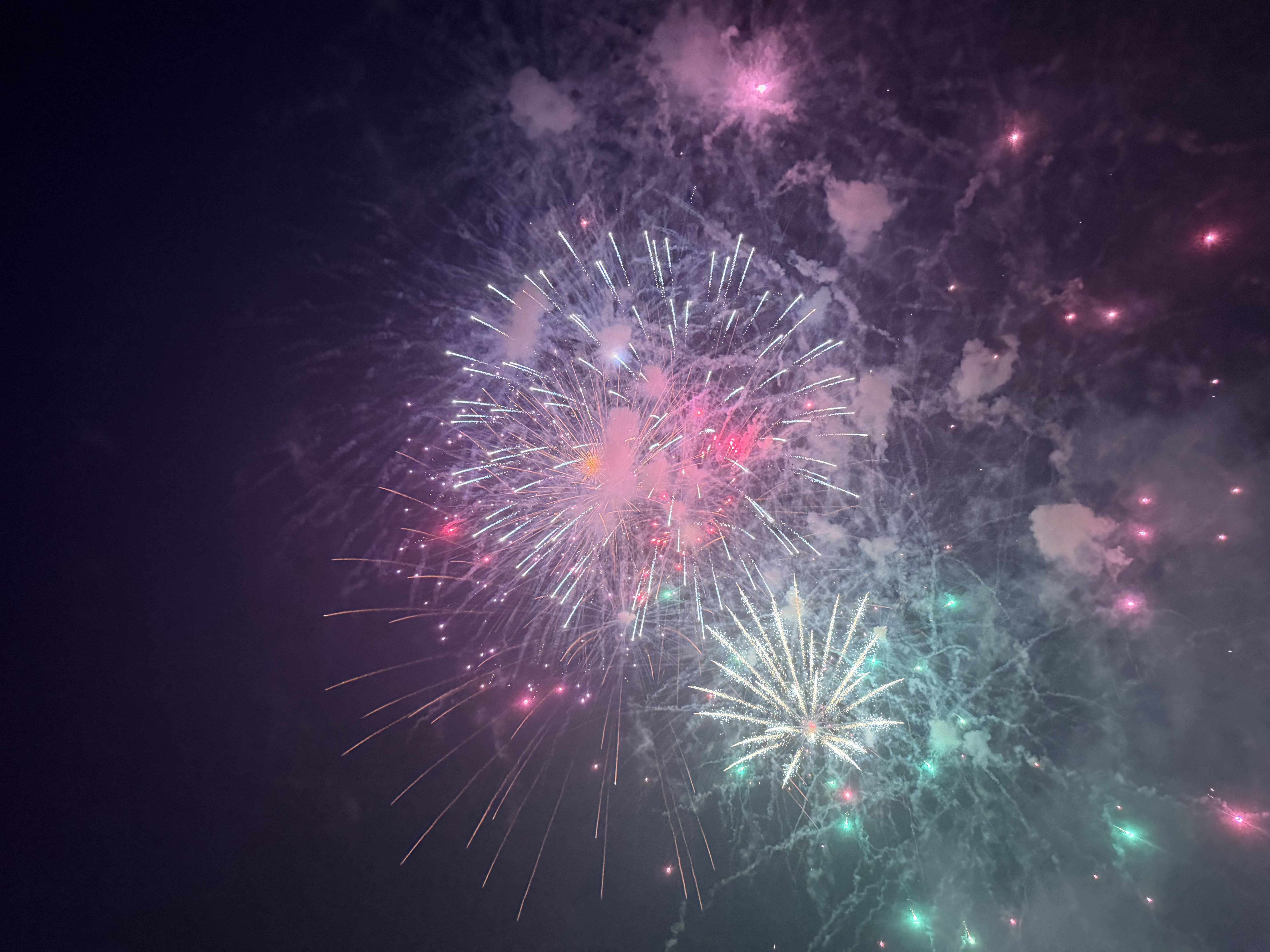 Fireworks over Hillsboro during the Fourth of July show