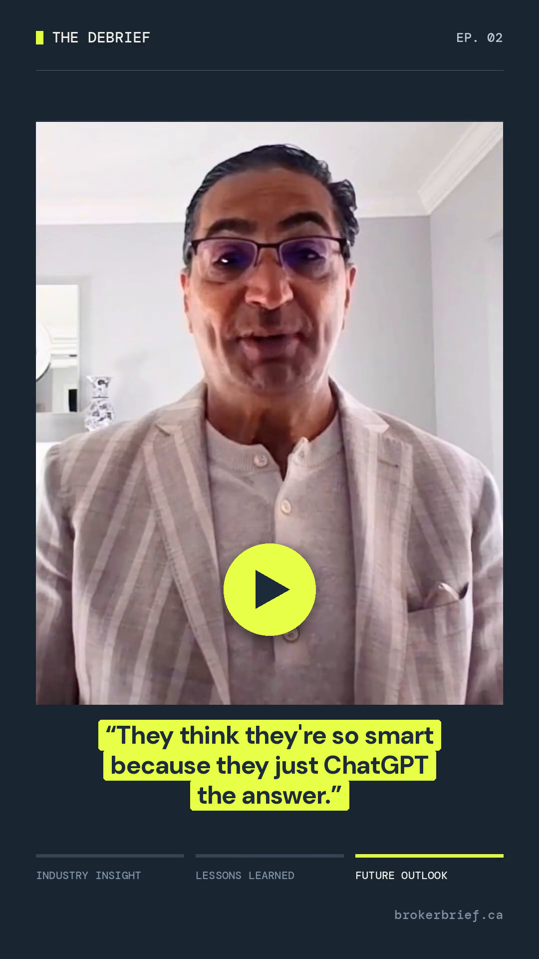 The Debrief, Episode 02, with Karim Chandani