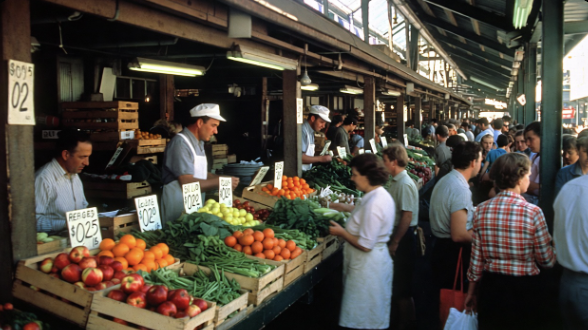Seattle’s Public Market Stands Its Ground, 1965