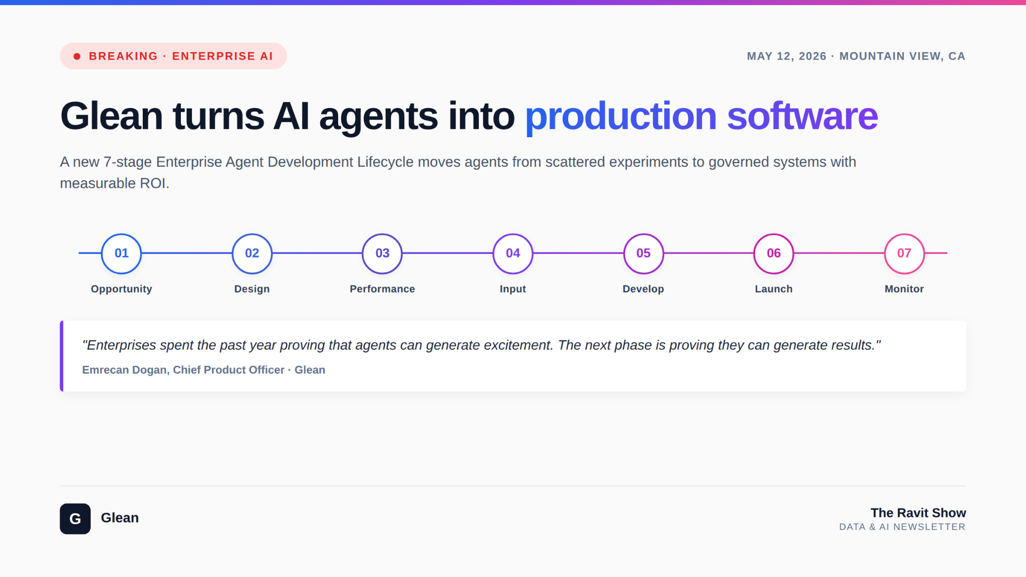 Breaking: Glean just made AI agents grow up