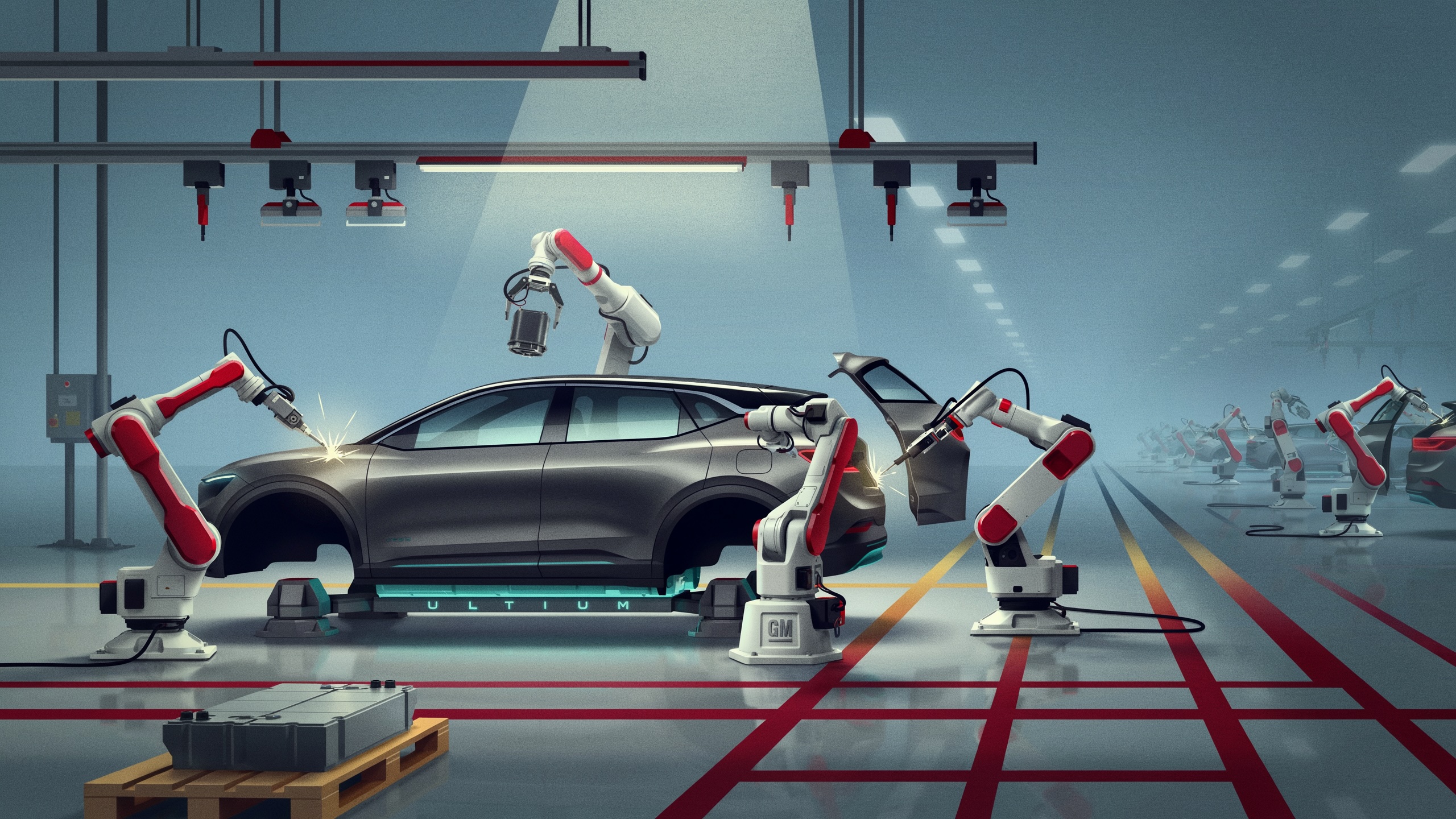 GM replaces 1K workers with 50 robots