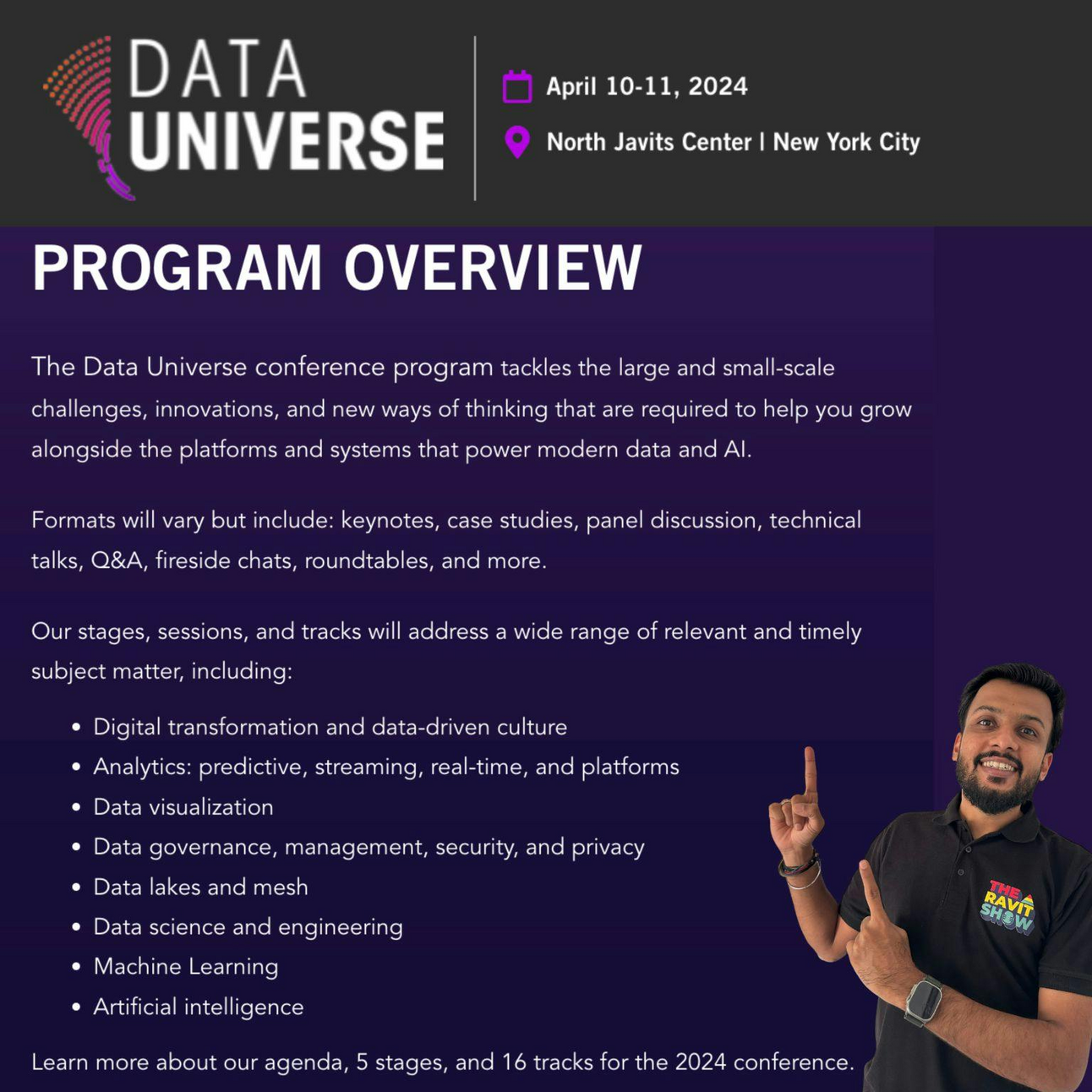 Data Universe New York -- 40 FREE Passes from The Ravit Show