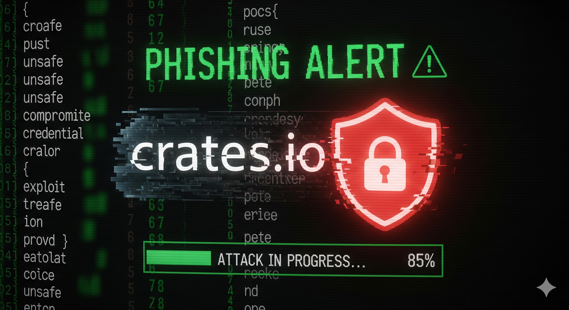 🚨 Security alert: Phishing attack targets crates.io users
