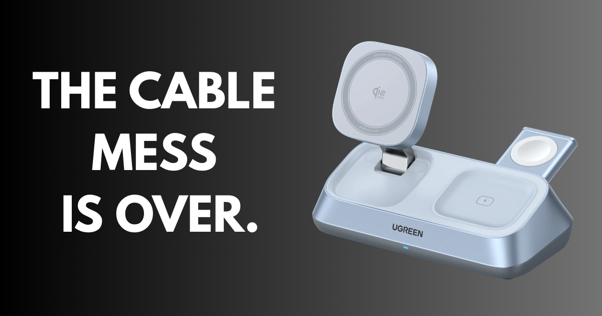 UGREEN W711 Review: The 3-in-1 Charger That Ended My Cable Chaos