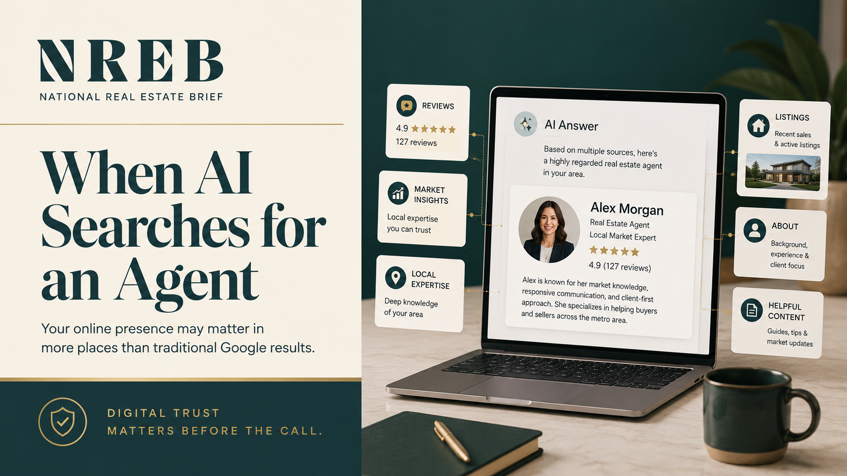 When AI Searches for an Agent