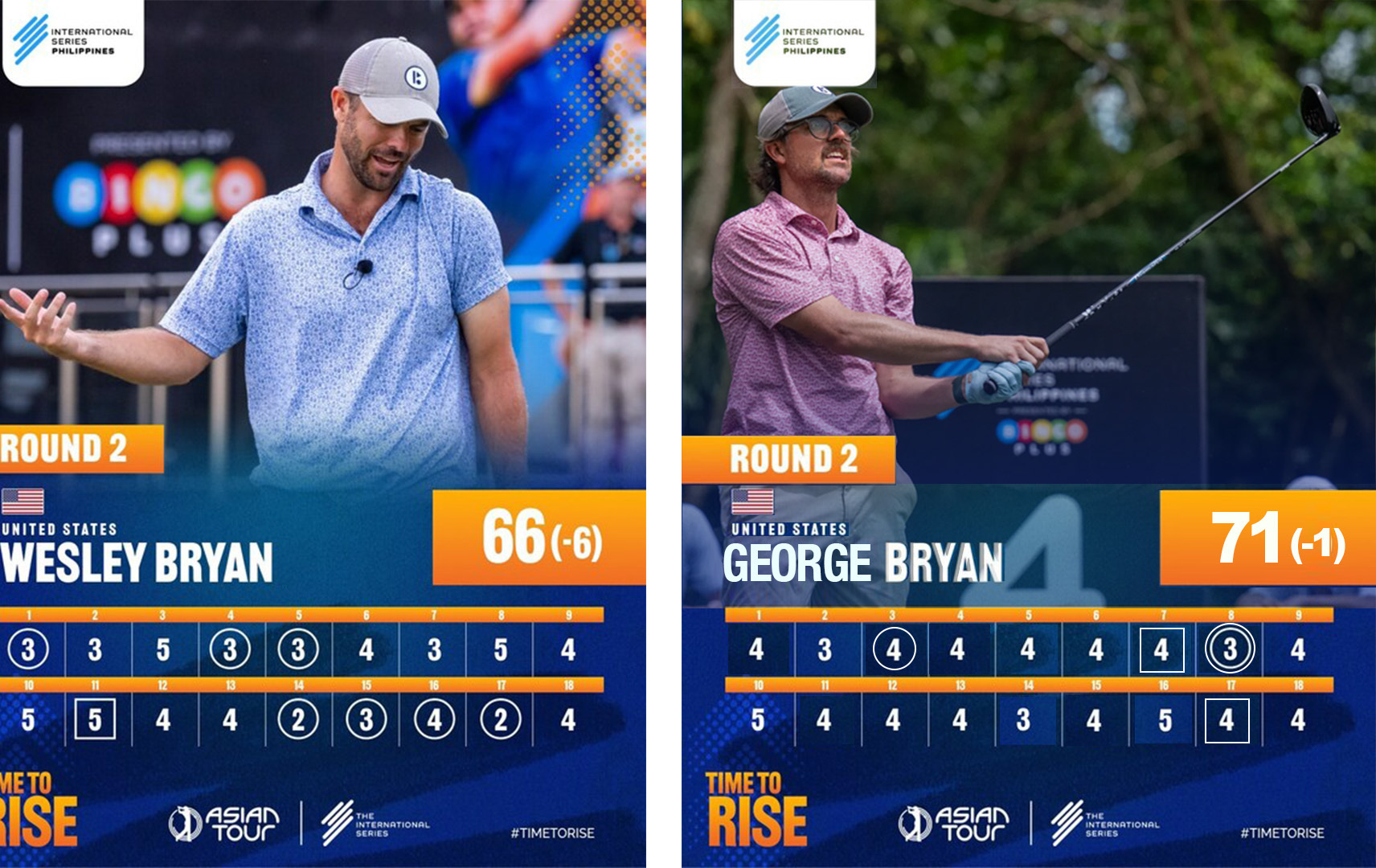 Bryan Bros Scorecards
