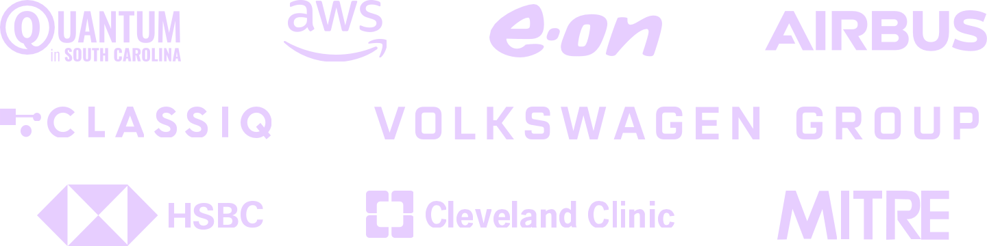 South Carolina Quantum, AWS, E.ON, Airbus, Classiq, Volkswagen Group, HSBC, Cleveland Clinic, MITRE