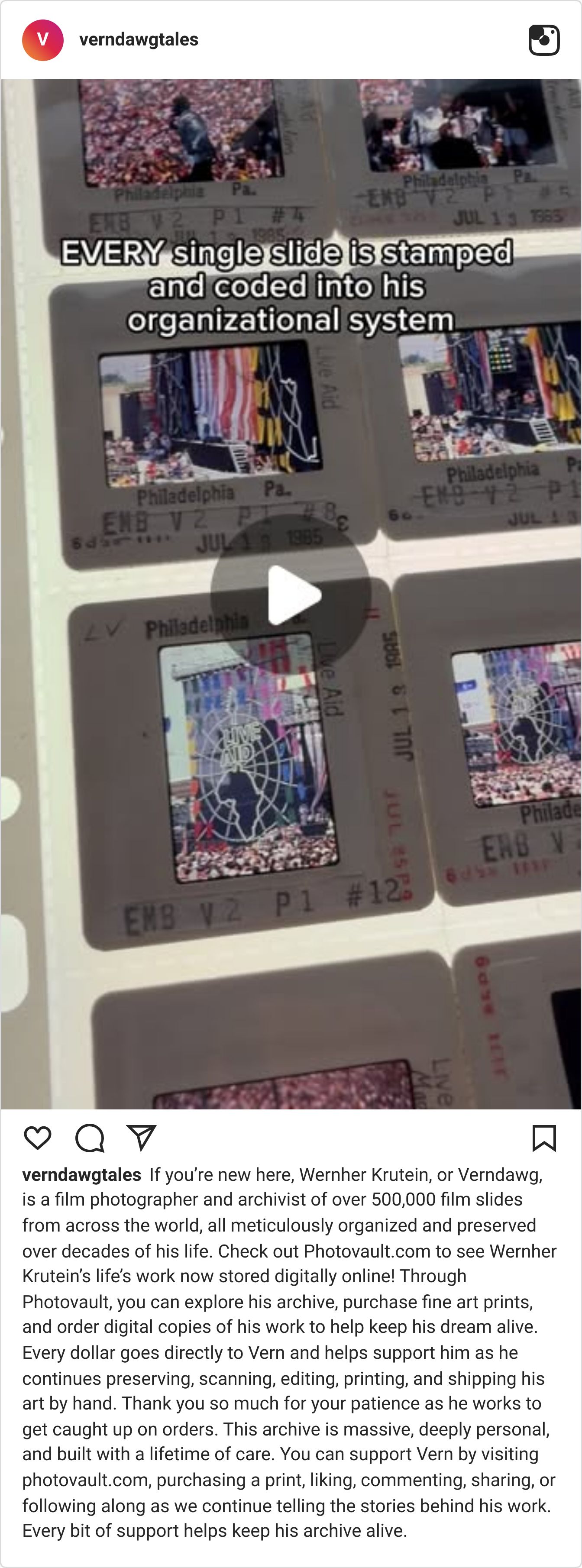 Instagram reel screenshot
