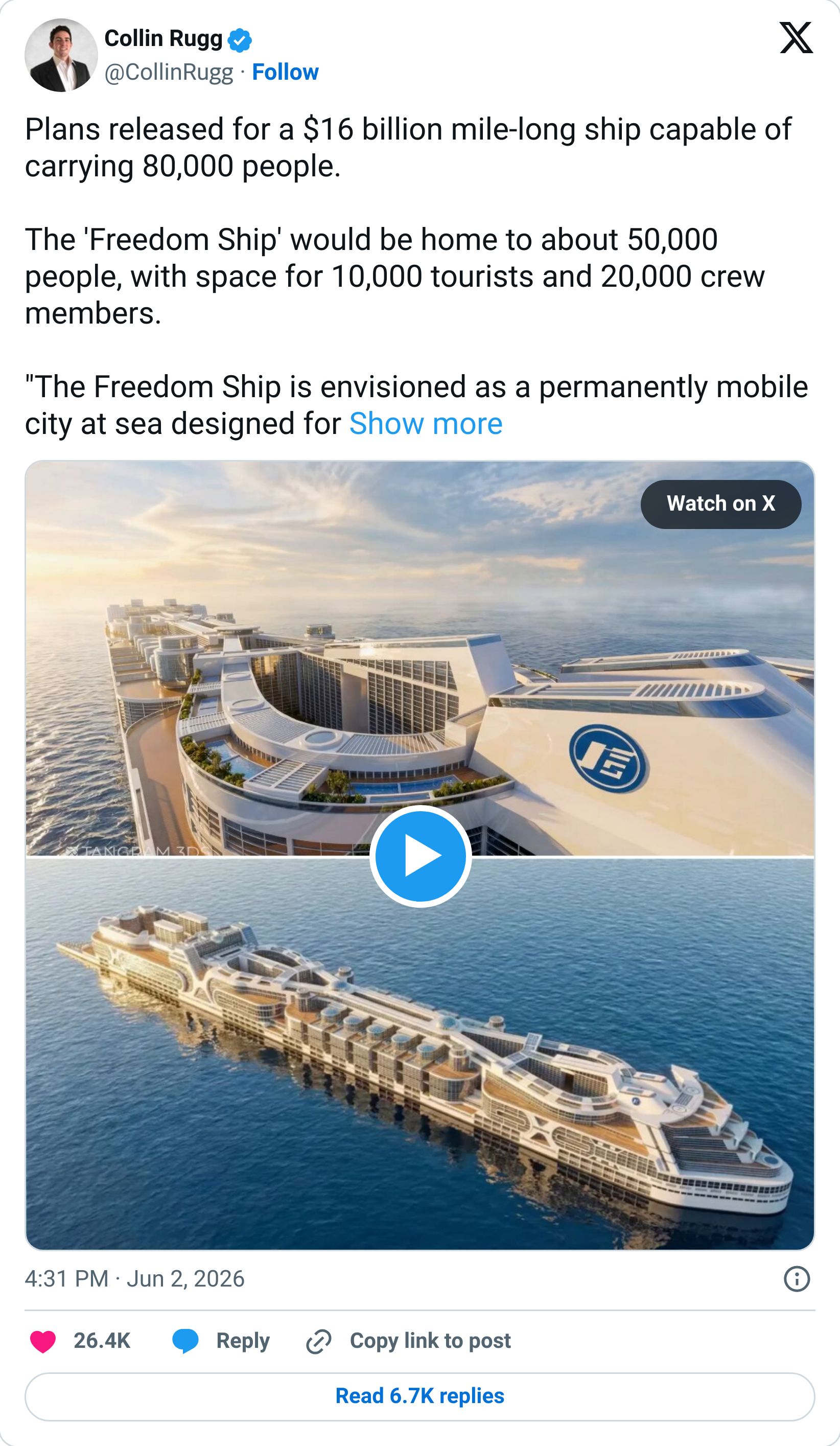 Tweet screenshot