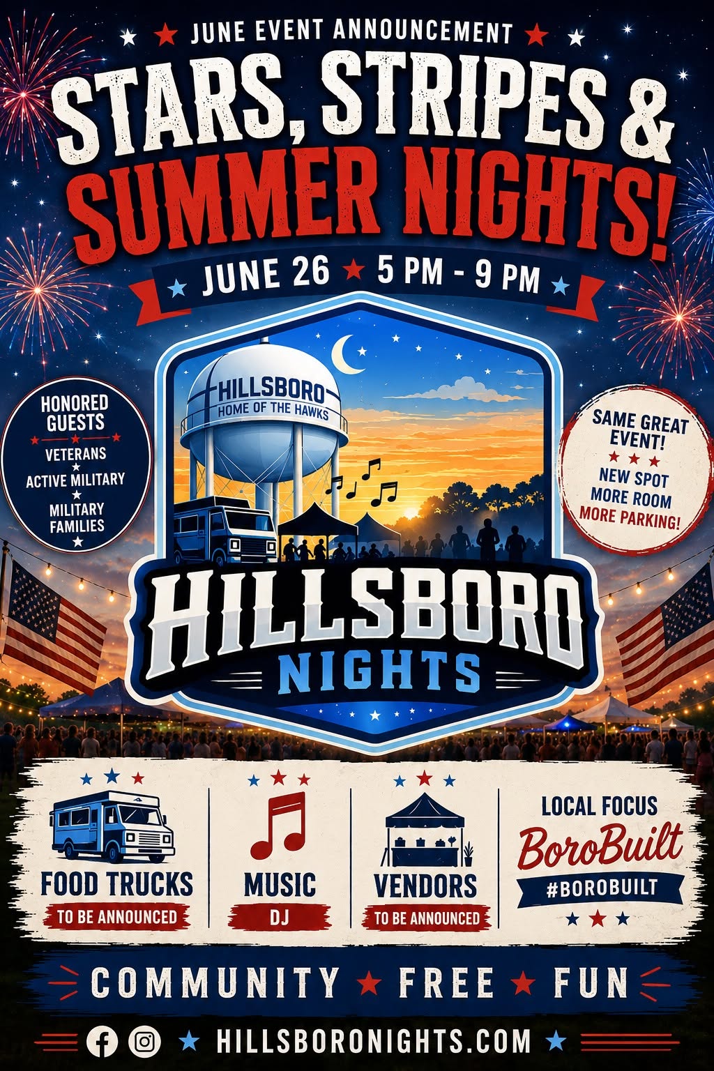 Hillsboro Nights June 26th
