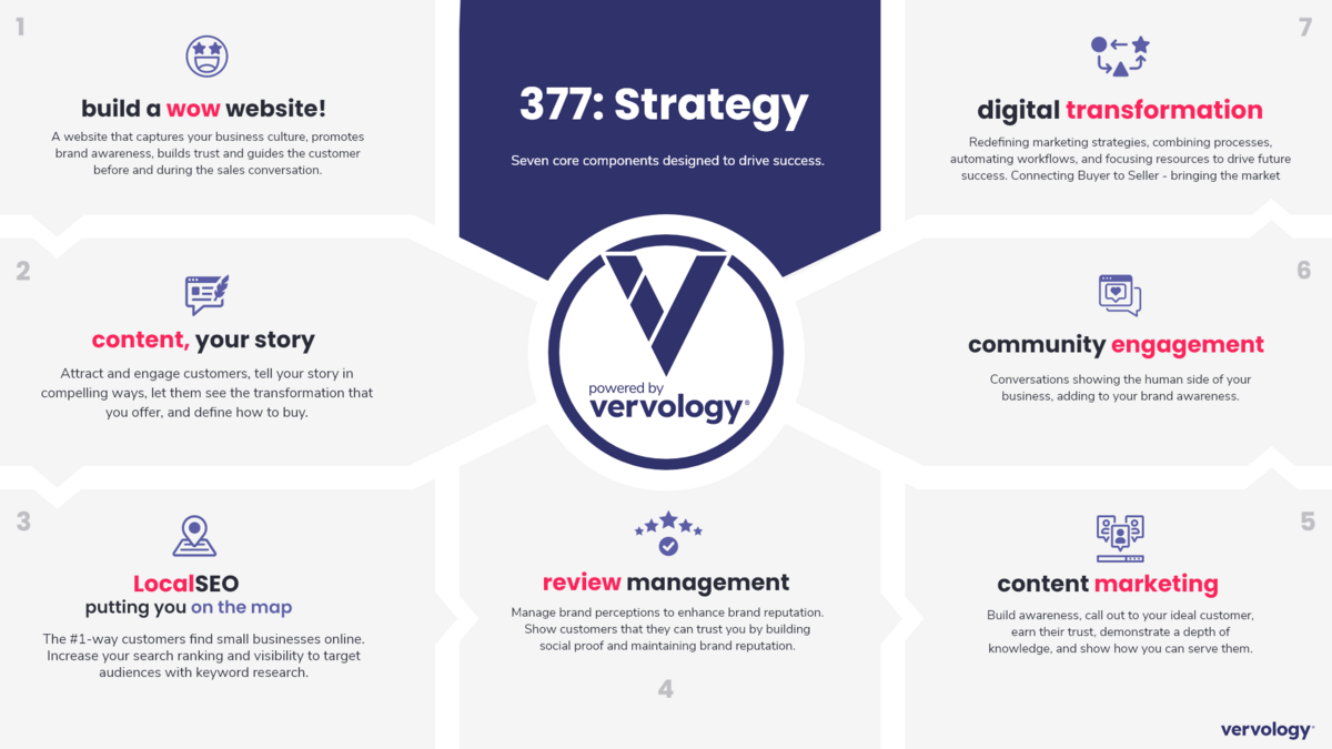 The Vervology 377 Protocol: How we build a WOW Platform for your Success.