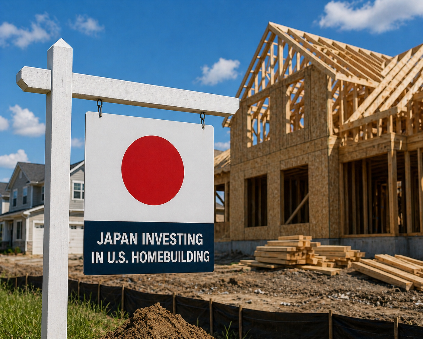 Japan's growing ownership of U.S. homebuilders, as told by one chart