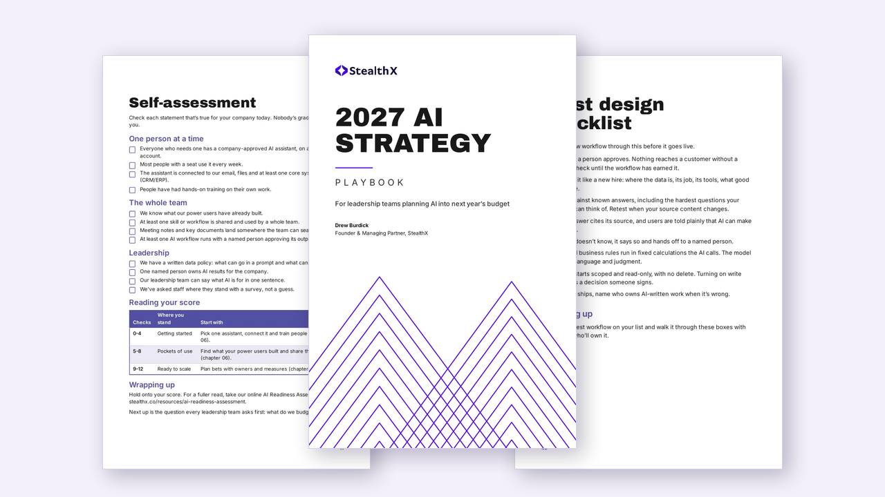 I wrote a 55-page AI playbook for 2027. Here are 4 pages.