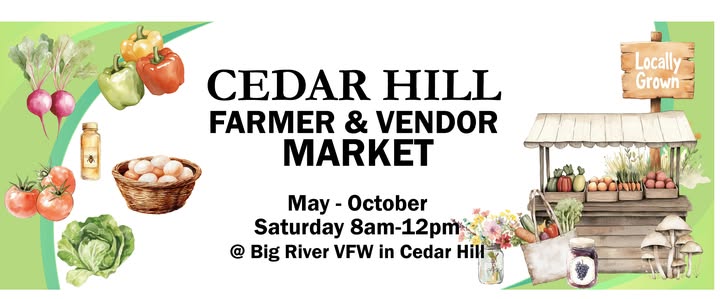 Cedar Hill Farmers market Recurring Saturday