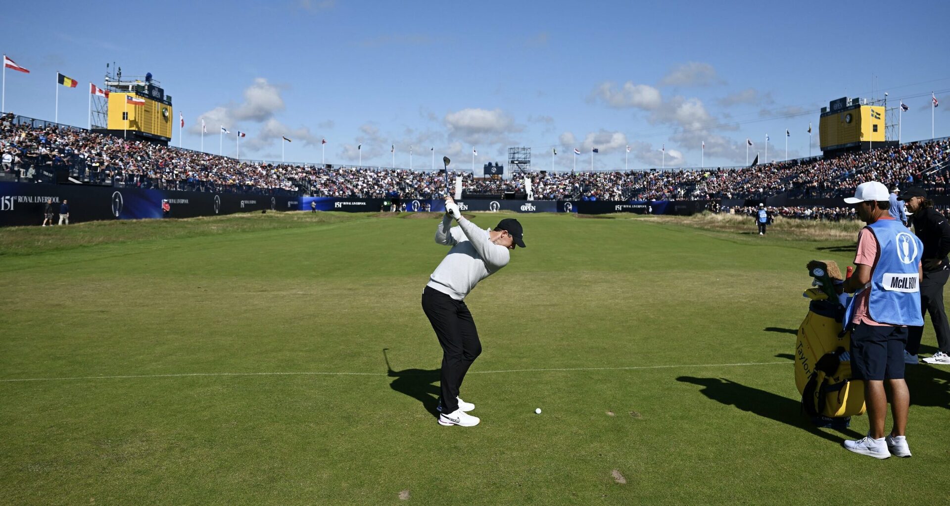 British Open golf scene