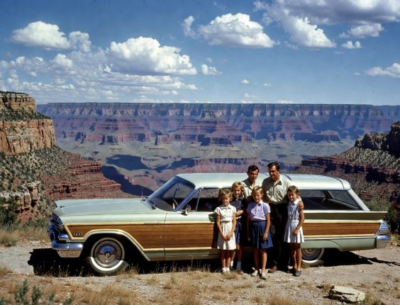 The Johnson Family's First Grand Canyon Trip, 1965