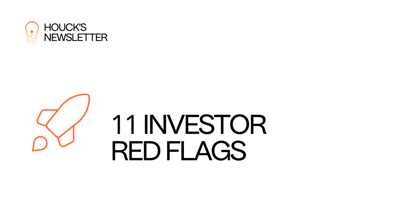 Investor Red Flags to Avoid Blog Houck's Newsletter