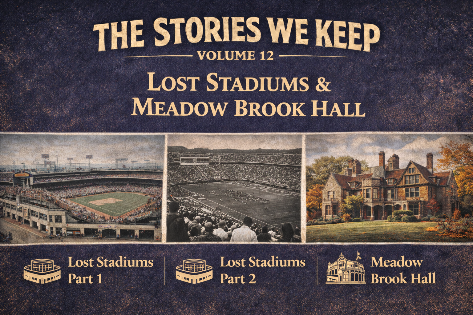 Detroit’s Lost Stadiums — Then & Now
