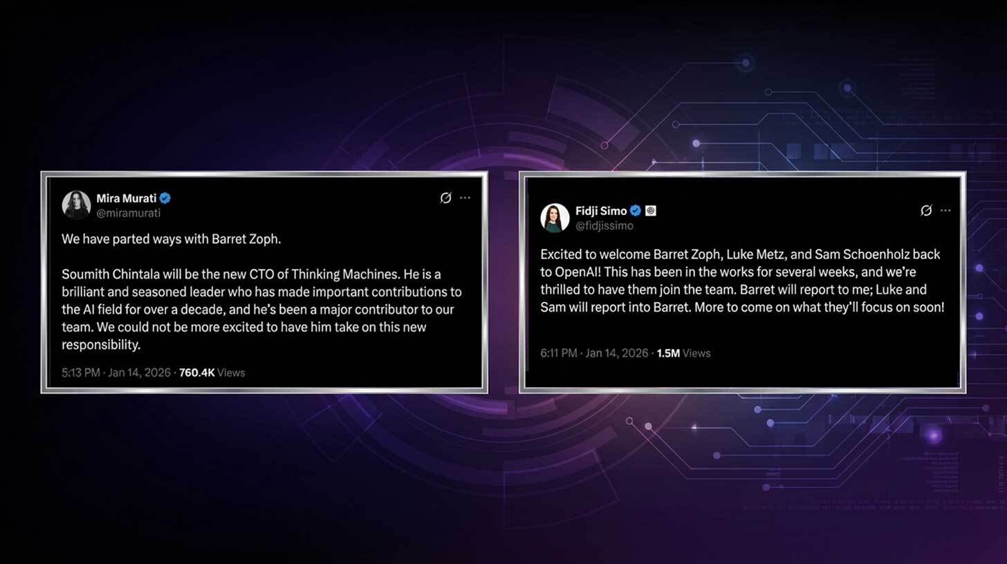 Murati's co-founders return to OpenAI