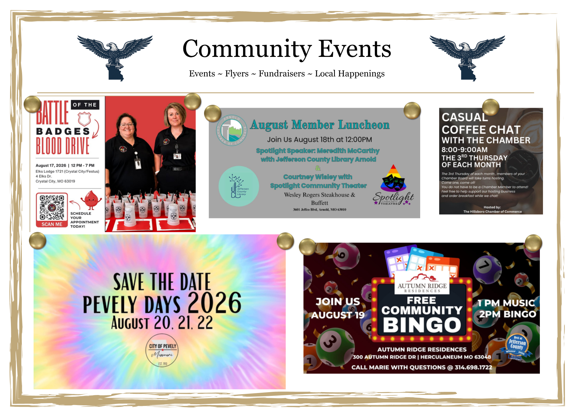 The Jefferson Review Community Events