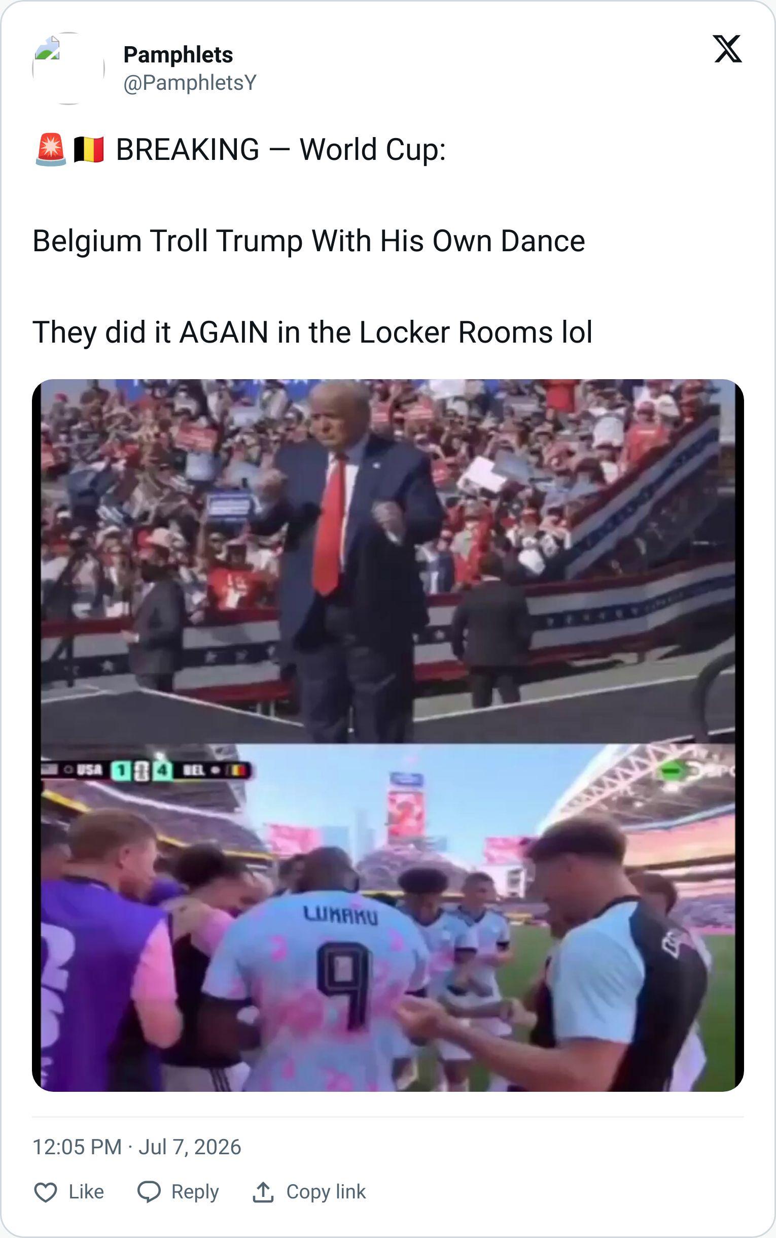 Tweet screenshot