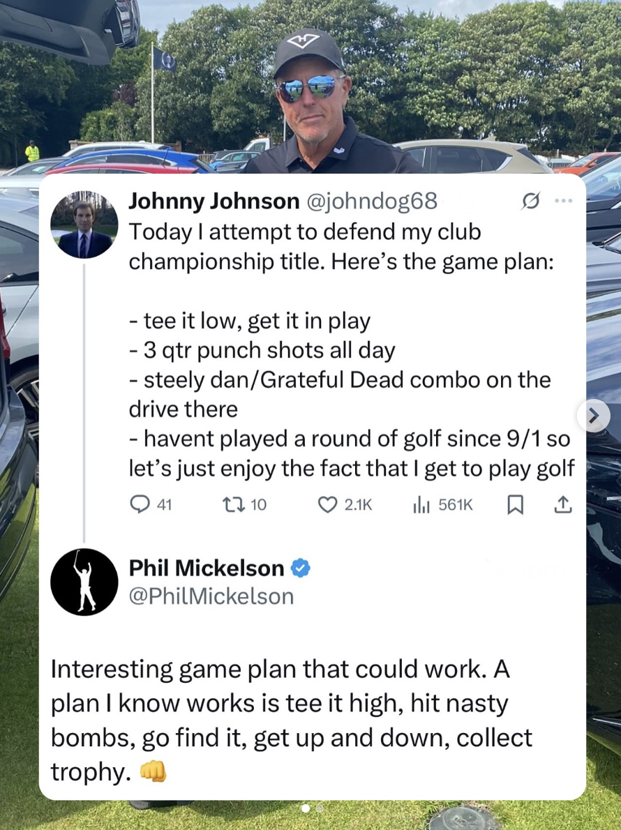 Phil advising on how to win the club champs