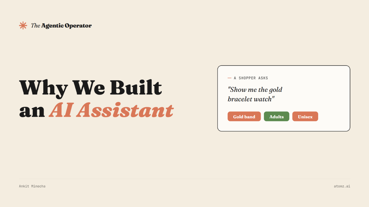Why we built an AI Shopping Assistant