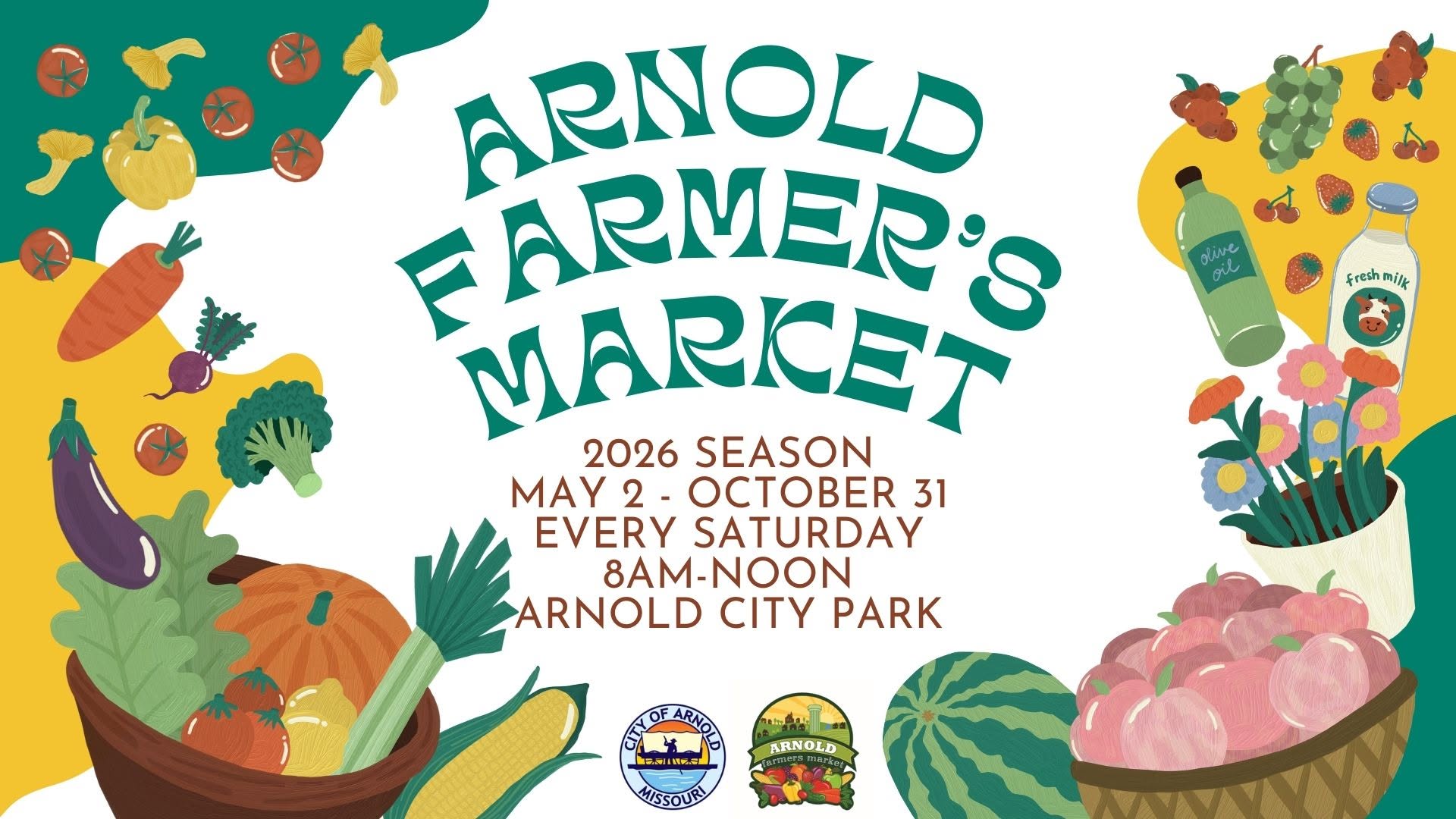 Arnold Farmers market Recurring Saturday