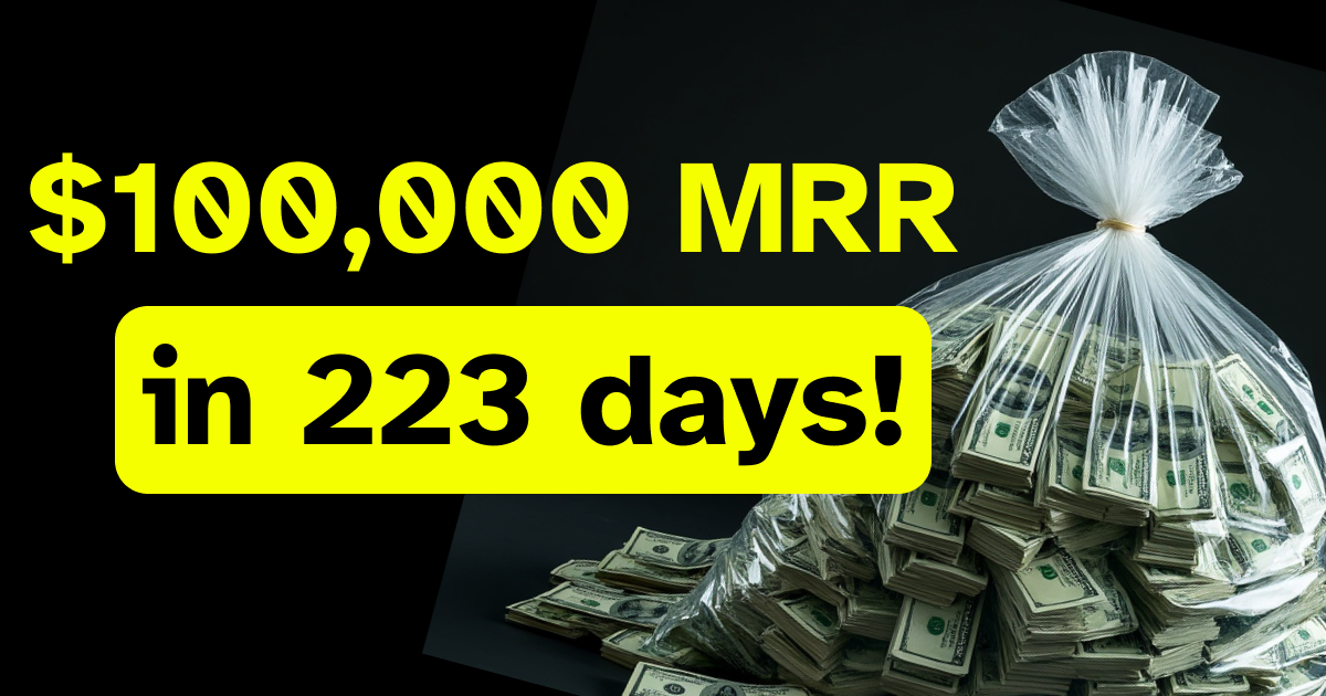 Affiliates exploded this AI Startup to $100k mrr in 223 days!