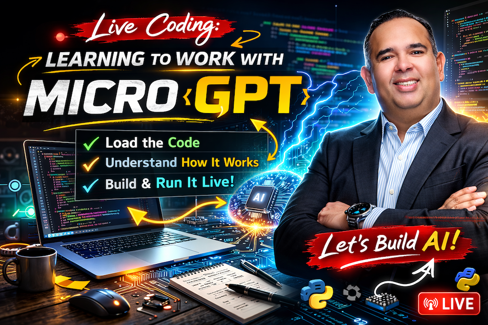 LIVE STREAM: Micro GPT Coding