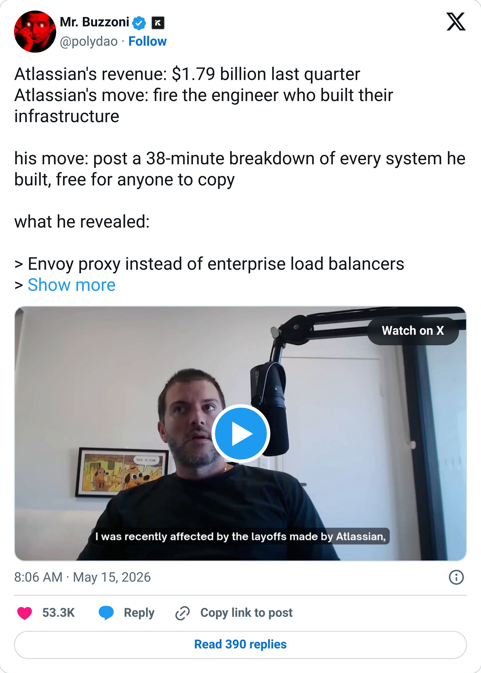 Tweet screenshot