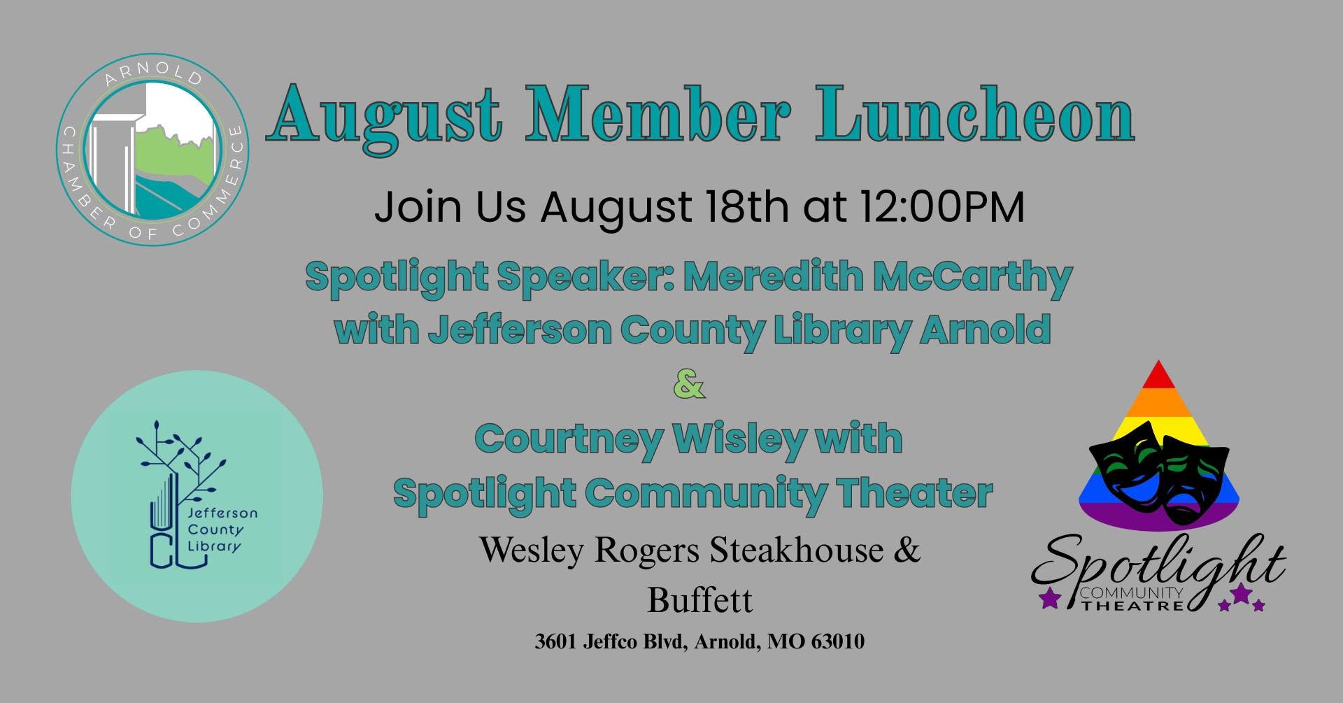 Chamber August Luncheon August 18