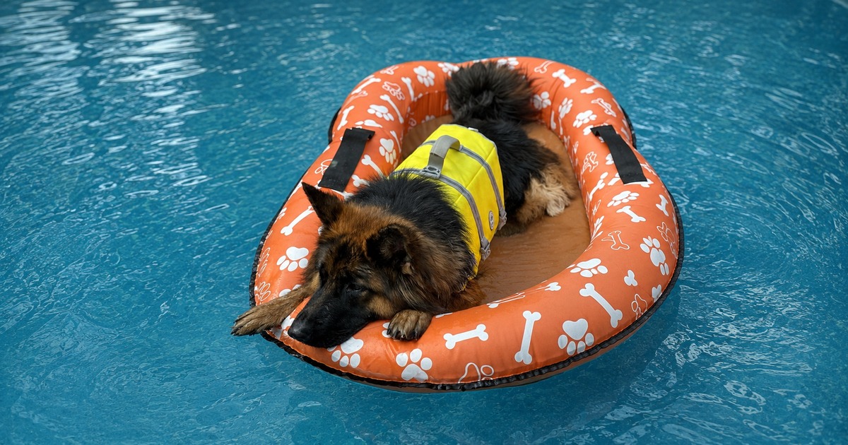 Lila, Culpeper HQ’s unofficial lifeguard