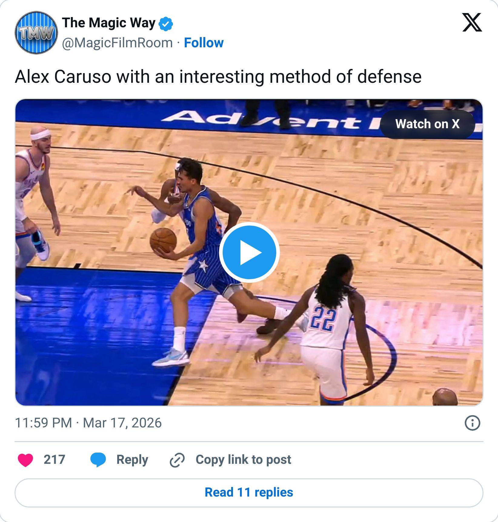 Tweet screenshot