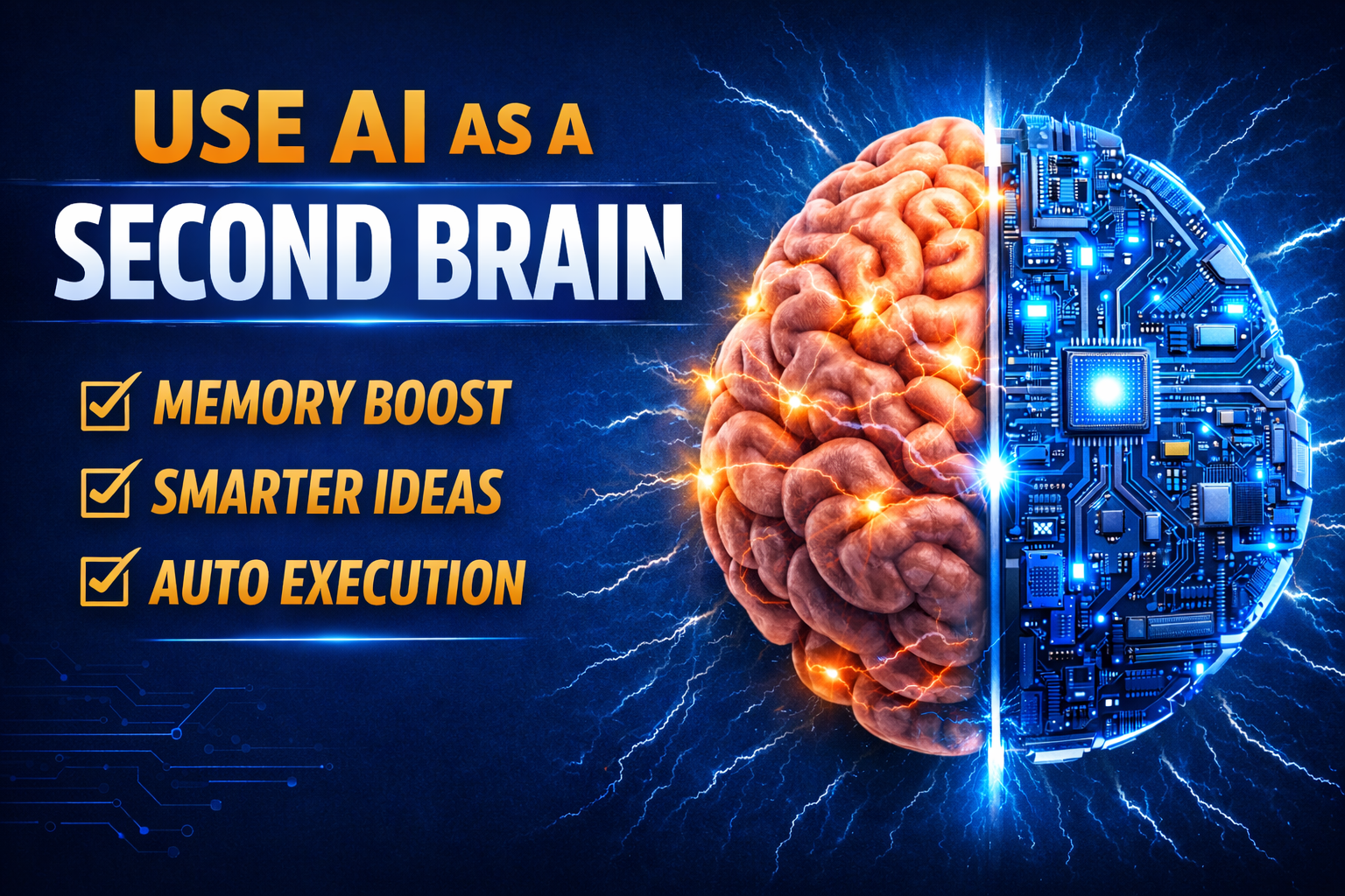 🤖 How Smart Founders Use AI as a “Second Brain” (Not Just a Tool)