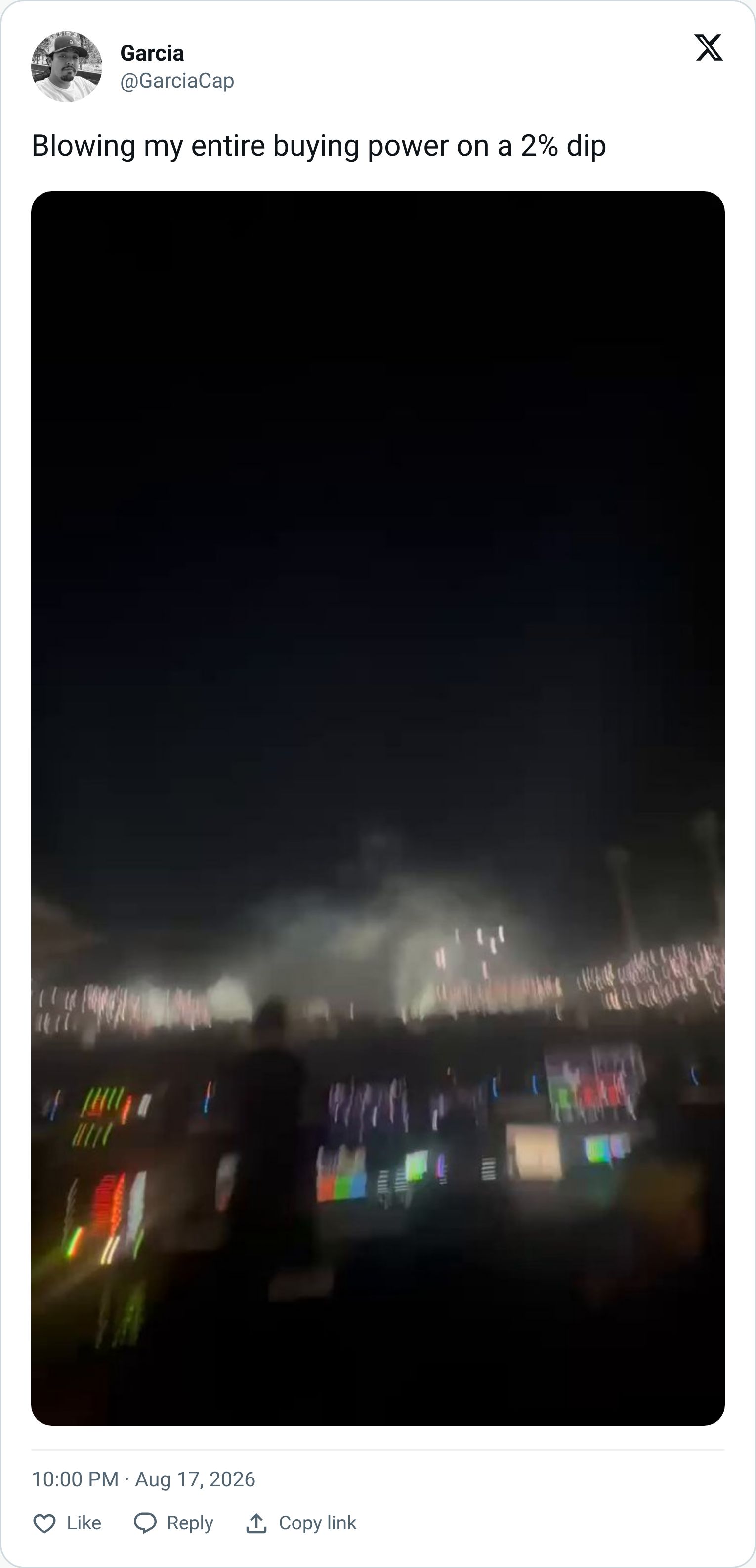 Tweet screenshot