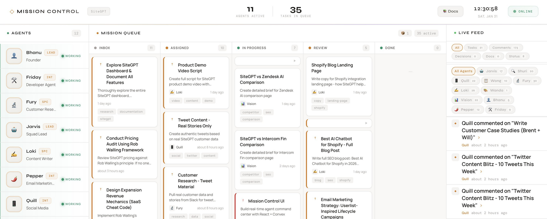 🏠 This guy shows how to set up an AI agent squad on OpenClaw