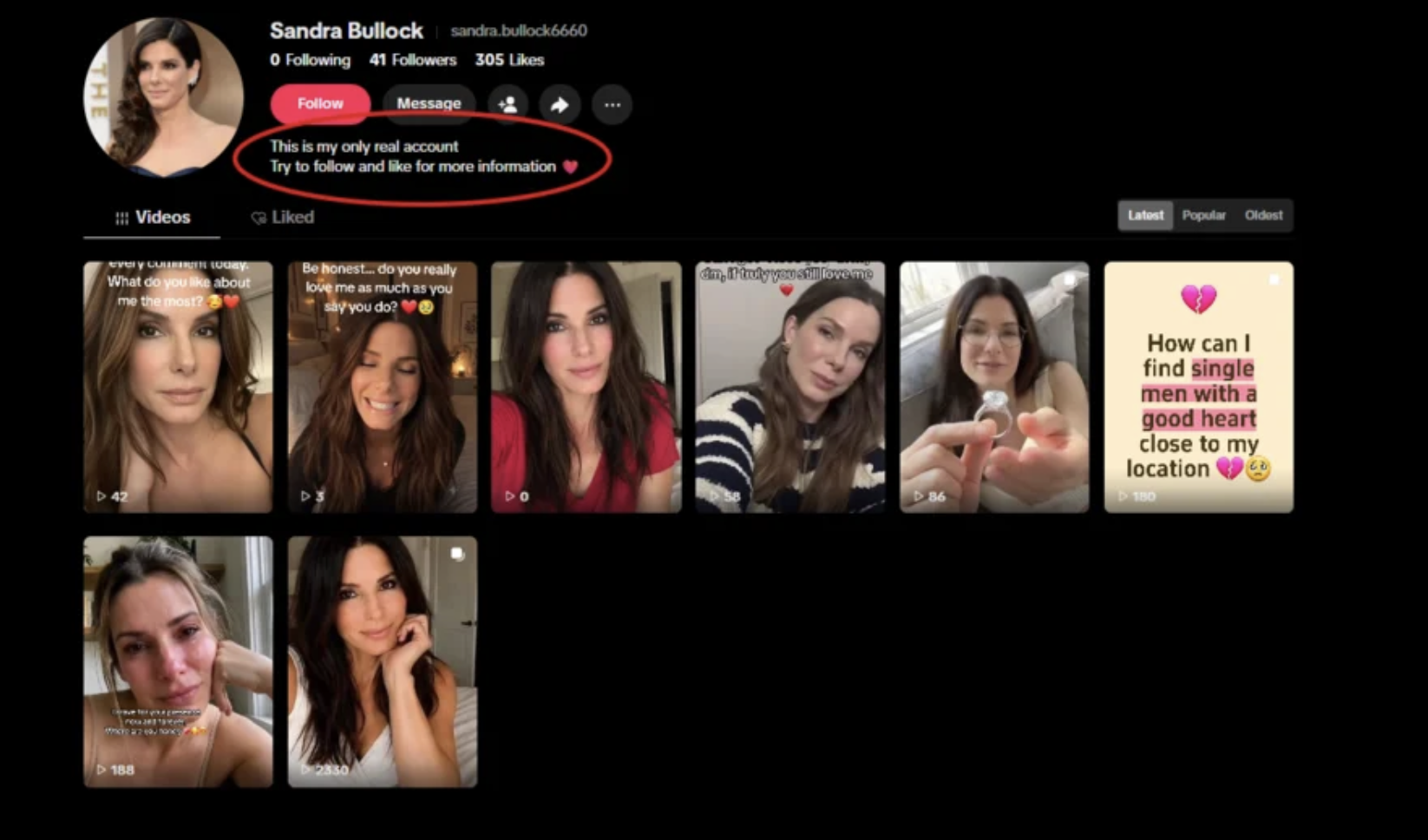 A woman who is definitely not Sandra Bullock, asking for your phone number anyway