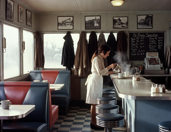 New Year’s Day at the Diner