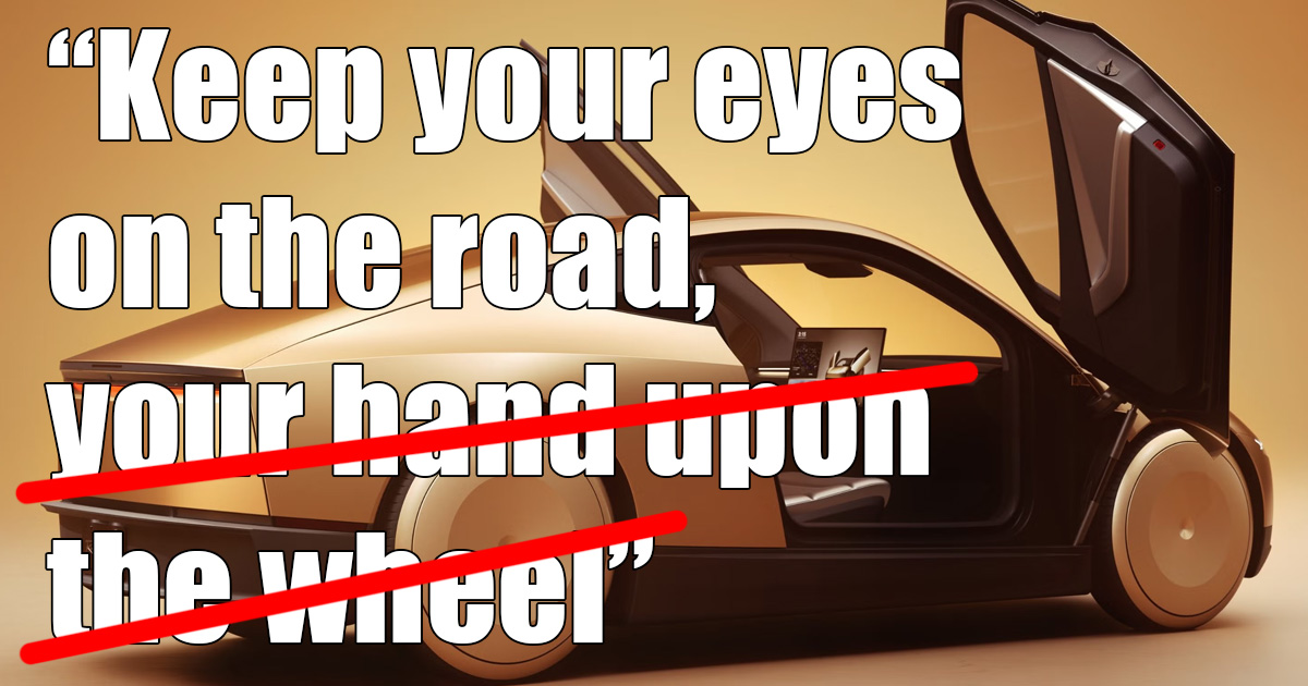 The Car With No Steering Wheel